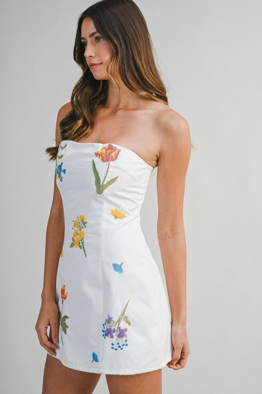 Little Flower Market Mini Dress