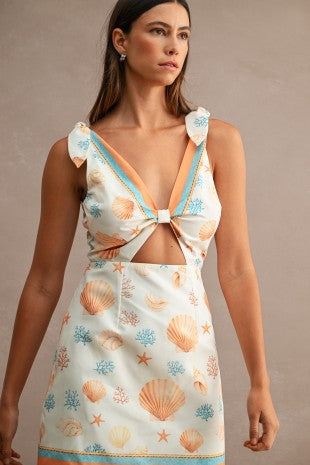 Seaside Souvenir Stand Mini Dress