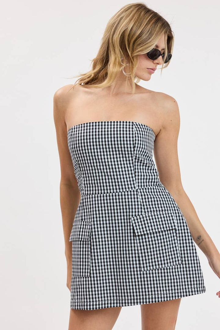 Trust Fund Brunch Pocket Mini Dress