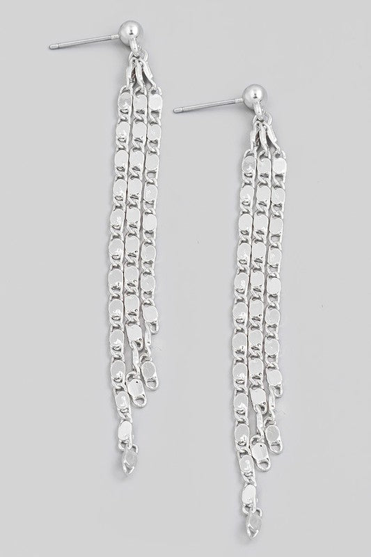 Cascade Chain Earrings