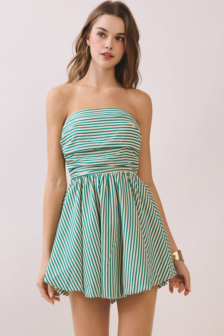 Taffy Striped Mini Dress