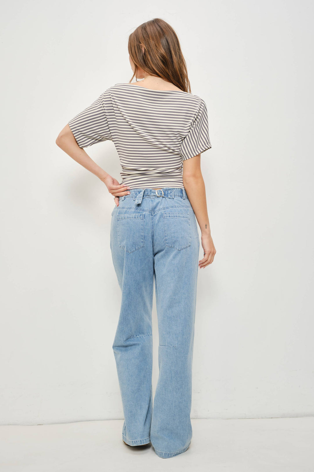 Coffee Run Stripe Tee