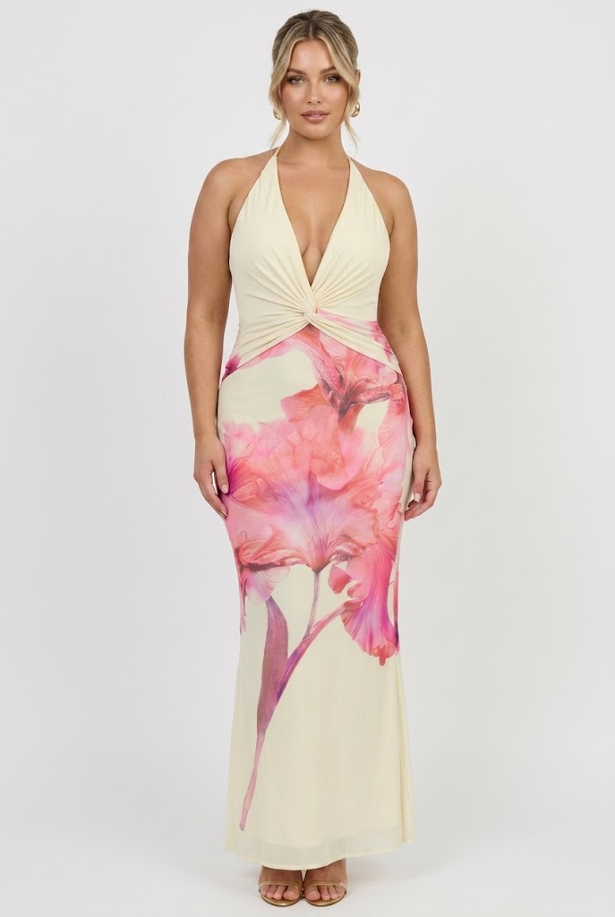 Nerissa Halter Maxi Dress