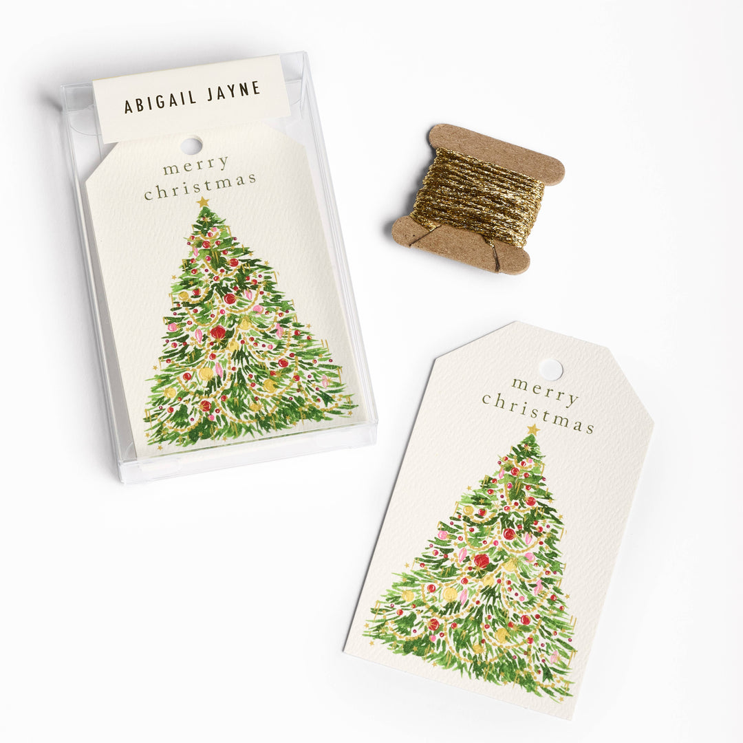 Christmas Tree Gift Tags - Set of 8