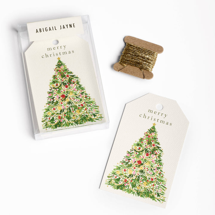 Christmas Tree Gift Tags - Set of 8