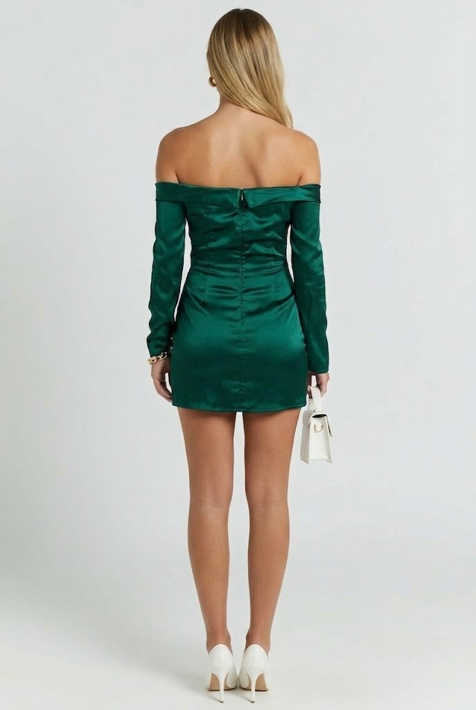 Evergreen Corset Mini Dress