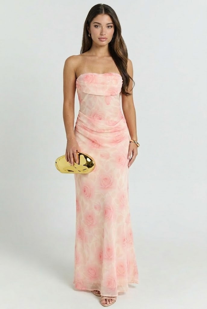 Soft Spoken Romance Maxi Dress