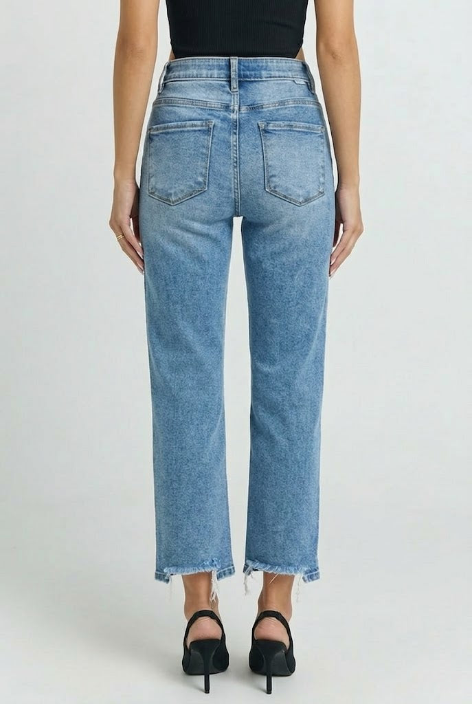 Darina High Rise Cropped Jeans
