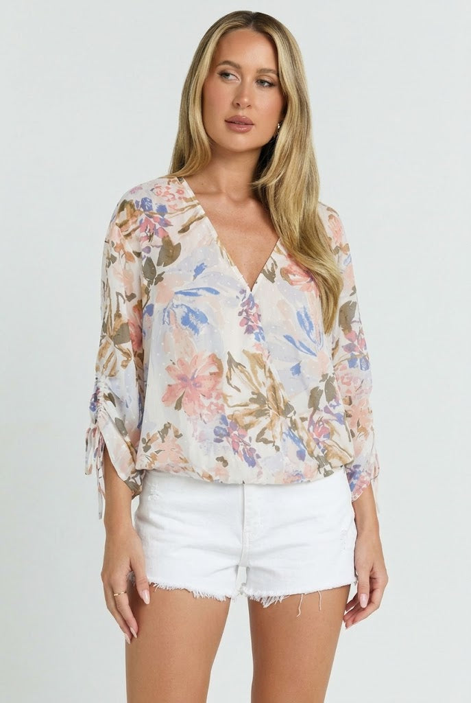Julie Floral Blouse Top