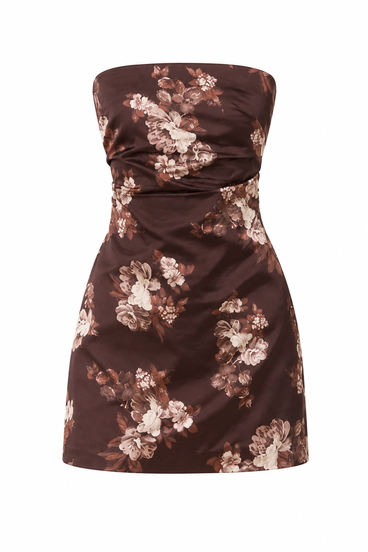 Montaigne at 10:30 Satin Mini Dress