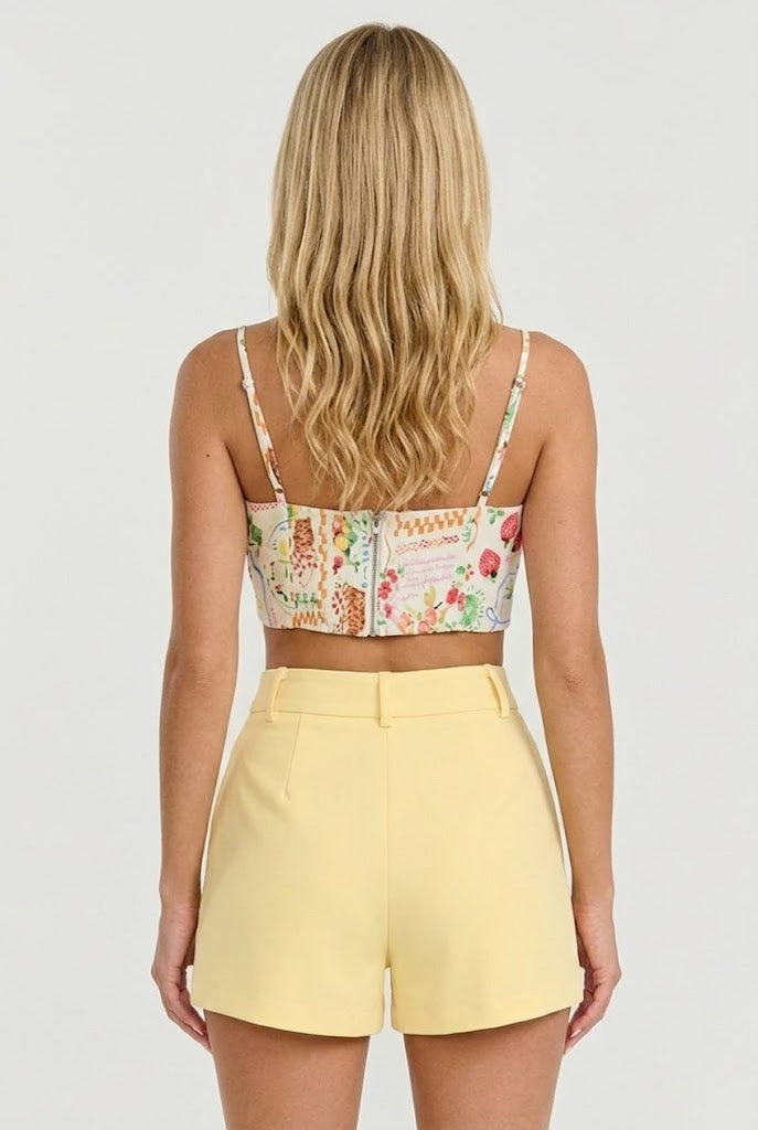 Portofino Market Crop Top - Medium