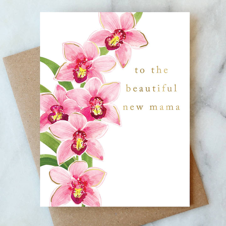 To the Beautiful New Mama Greeting Card