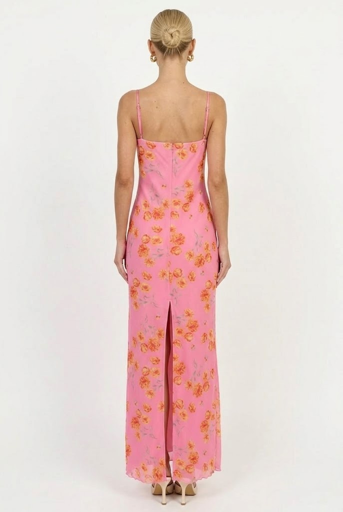 Floral Fantasy Lace Maxi Dress