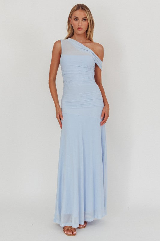 Charleston One Shoulder Maxi Dress