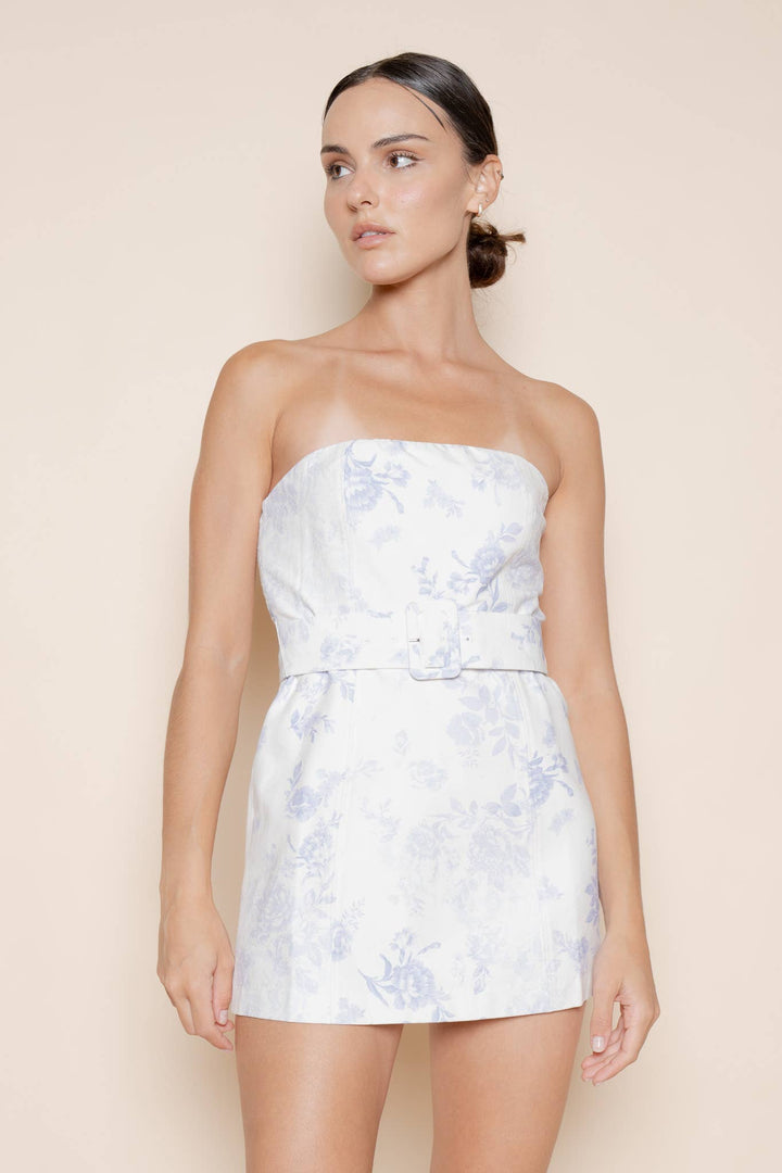 Luncheon Belted Mini Dress