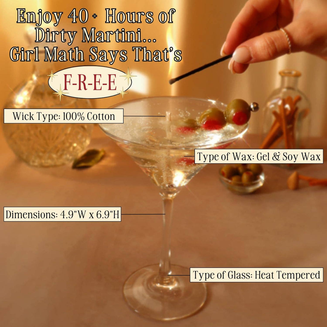 Dirty Martini Candle