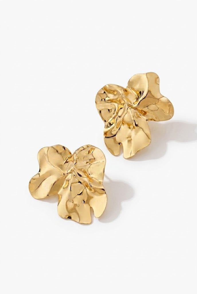 Crushed Gold Earrings