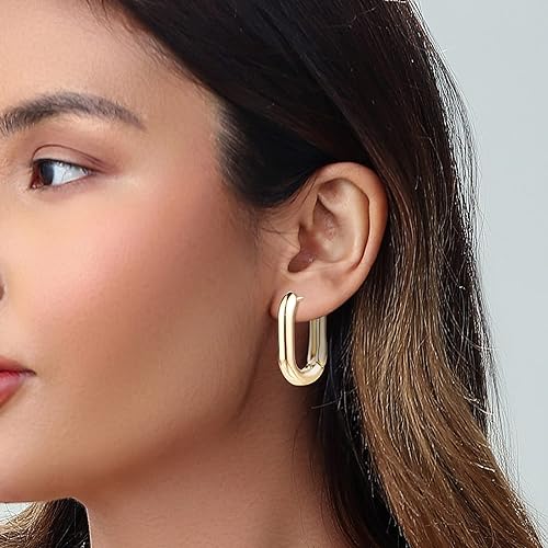 U-link Hoop Earrings