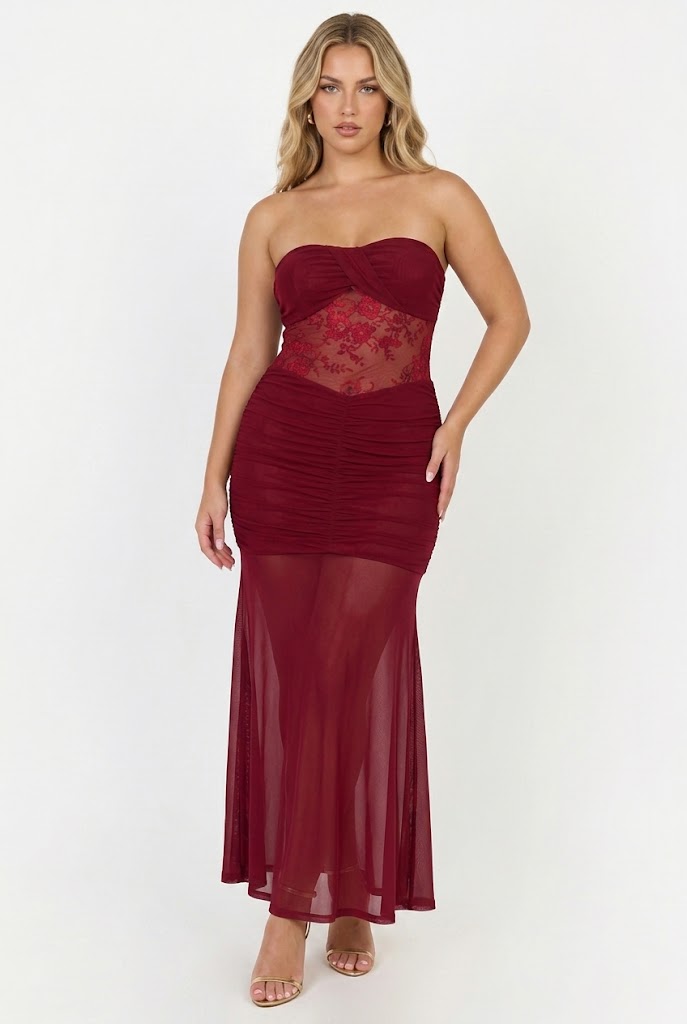 Rome at Midnight Maxi Dress