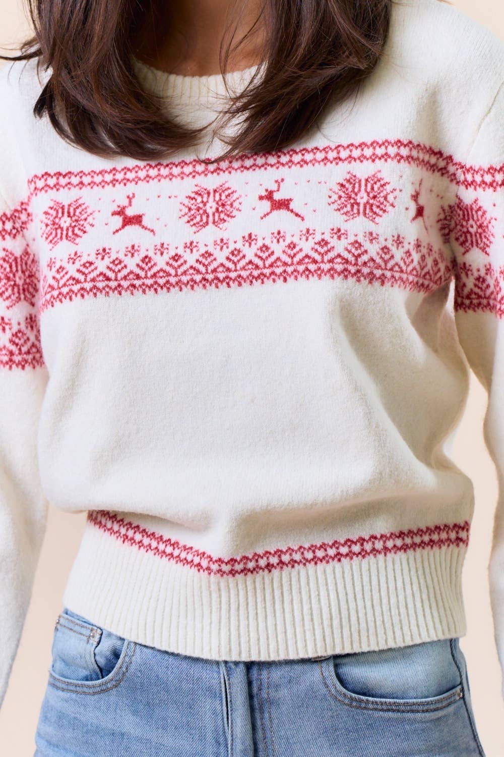 Reindeer Chalet Knit Sweater