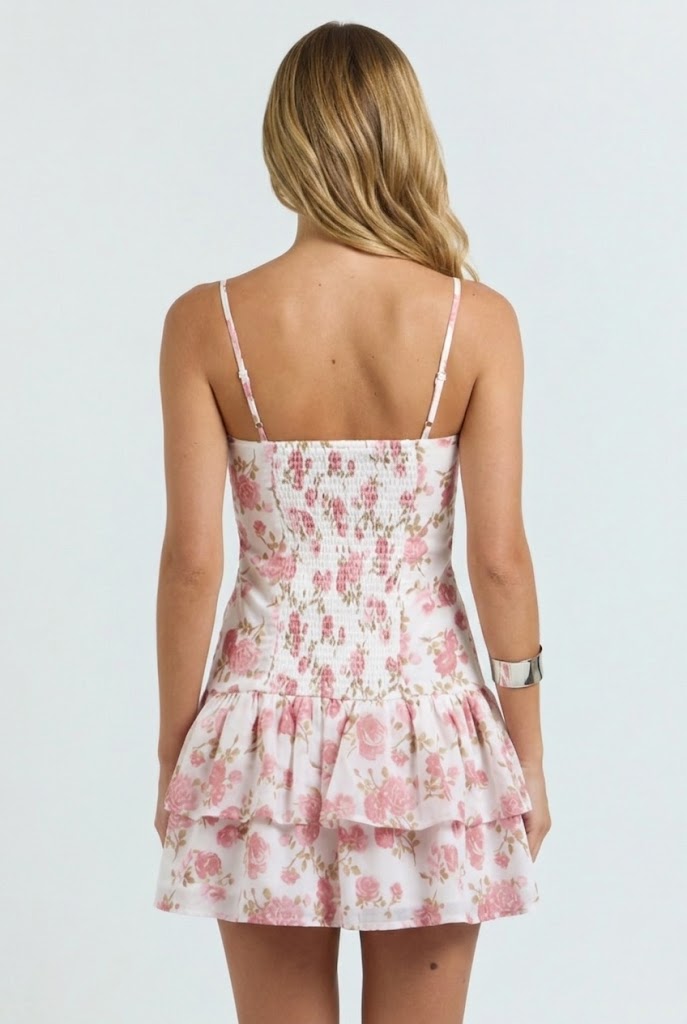Pink Tea Society Mini Dress