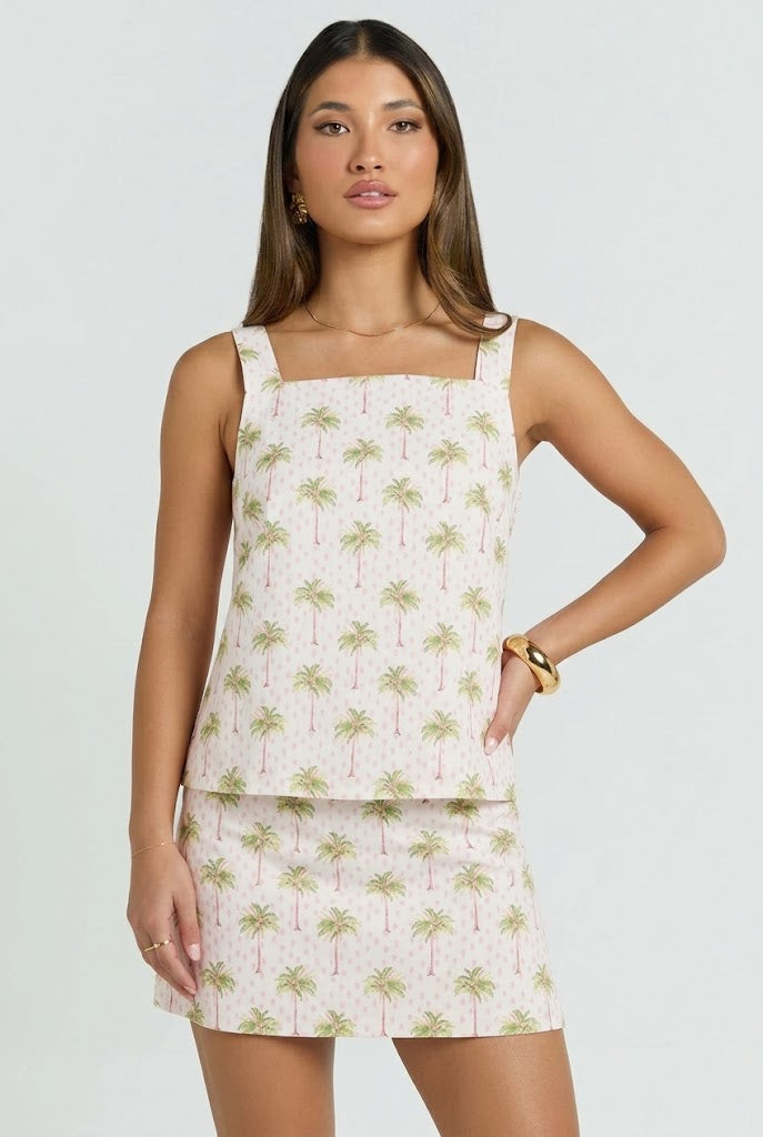 Cabana Club Square Neck Top