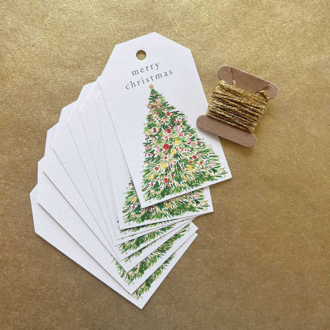 Christmas Tree Gift Tags - Set of 8