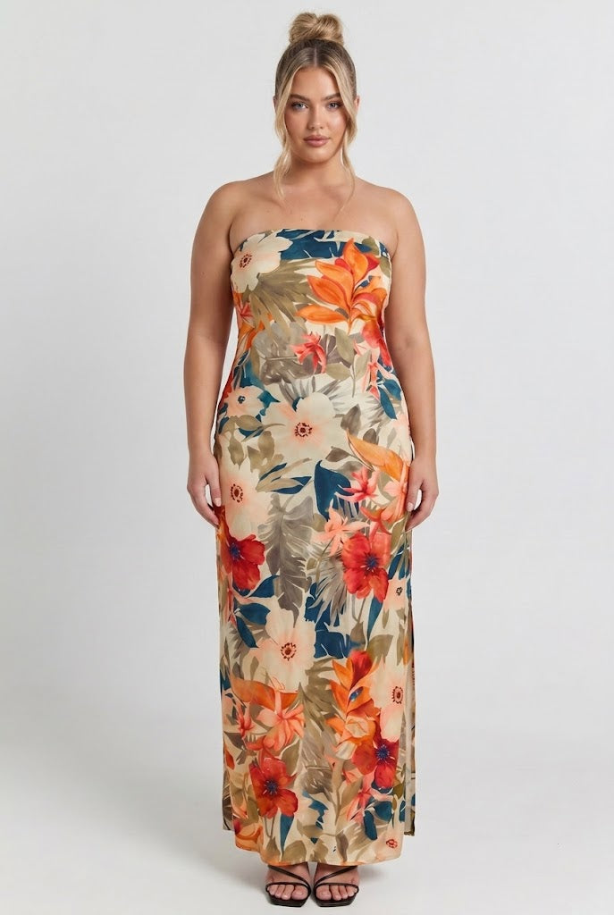 Old Money Tropics Maxi Dress