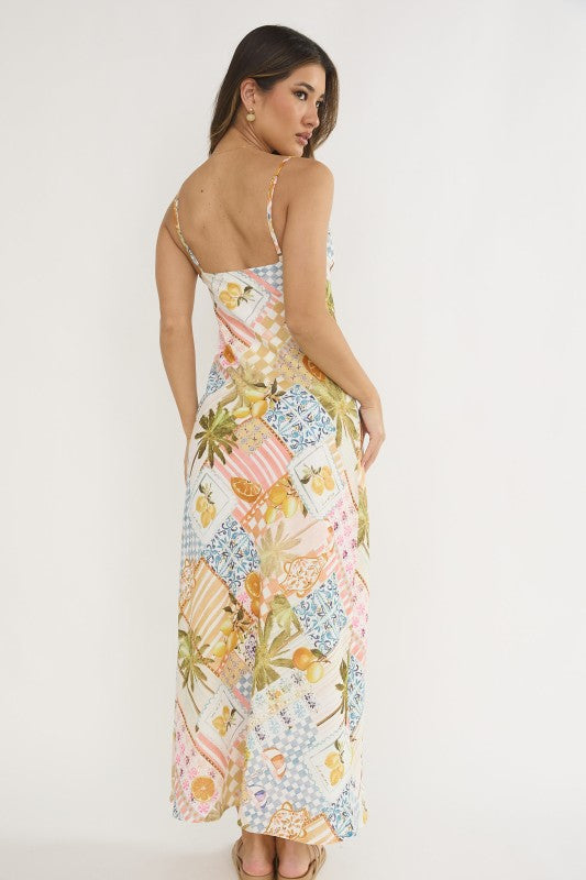 Las Palmas V-Neck Maxi Dress