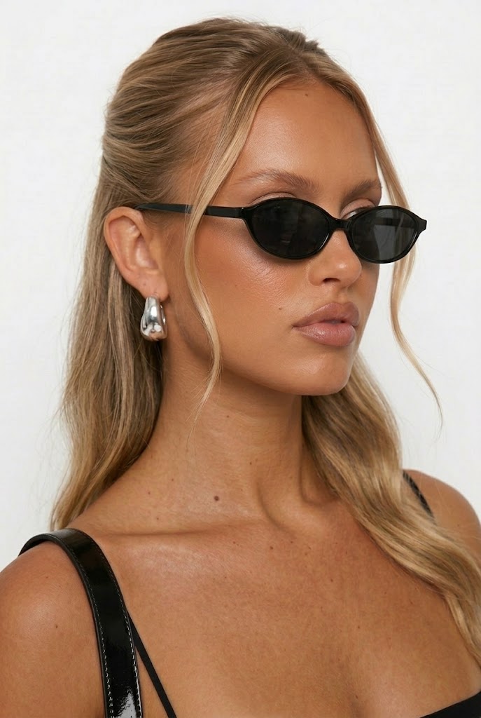 Espresso Hour Oval Sunglasses