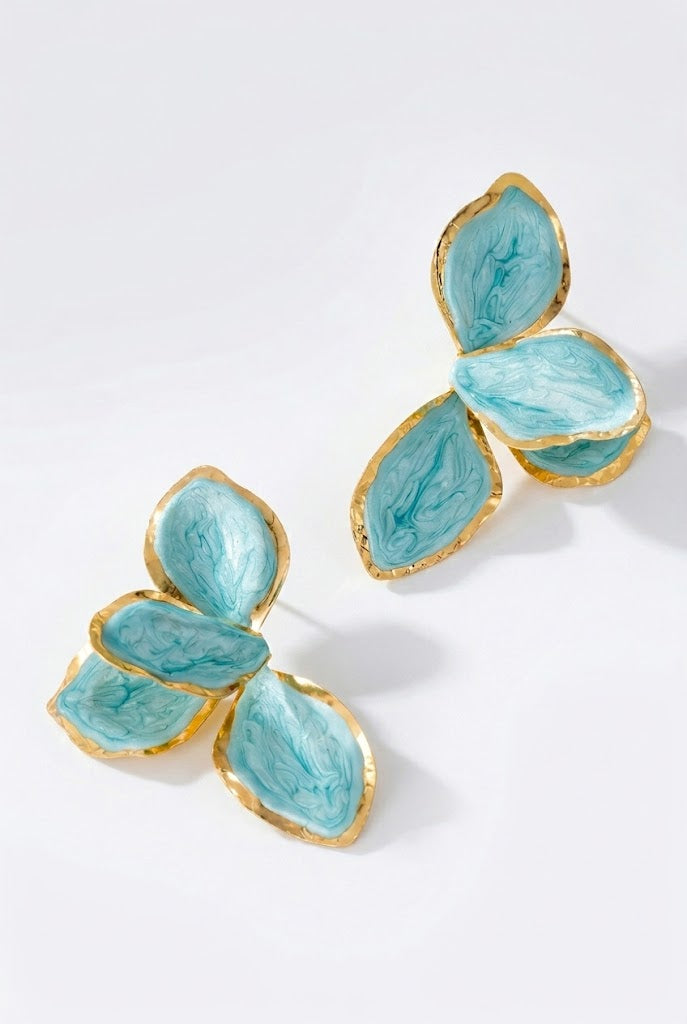 Glossy Petal Earrings