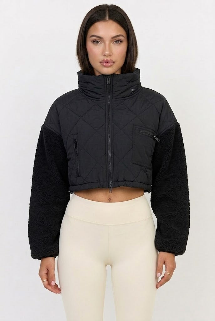 Jetset Quilted Crop Jacket