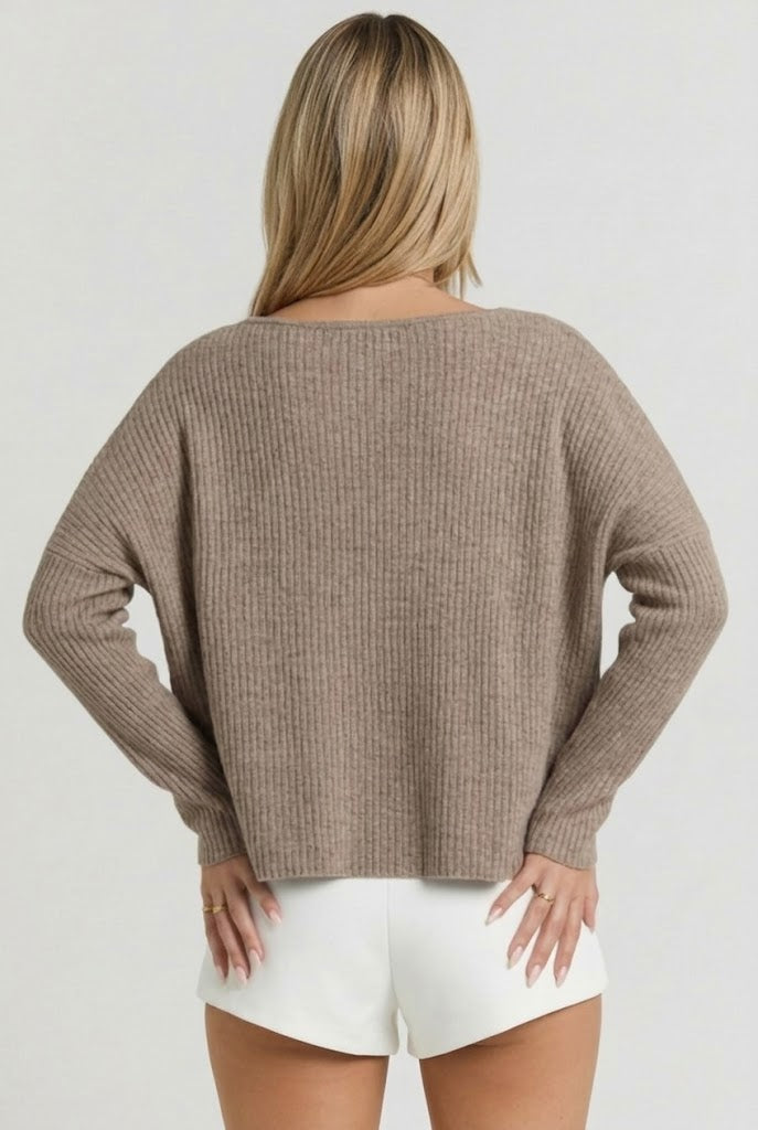 Cozy Intentions Ribbed Sweater