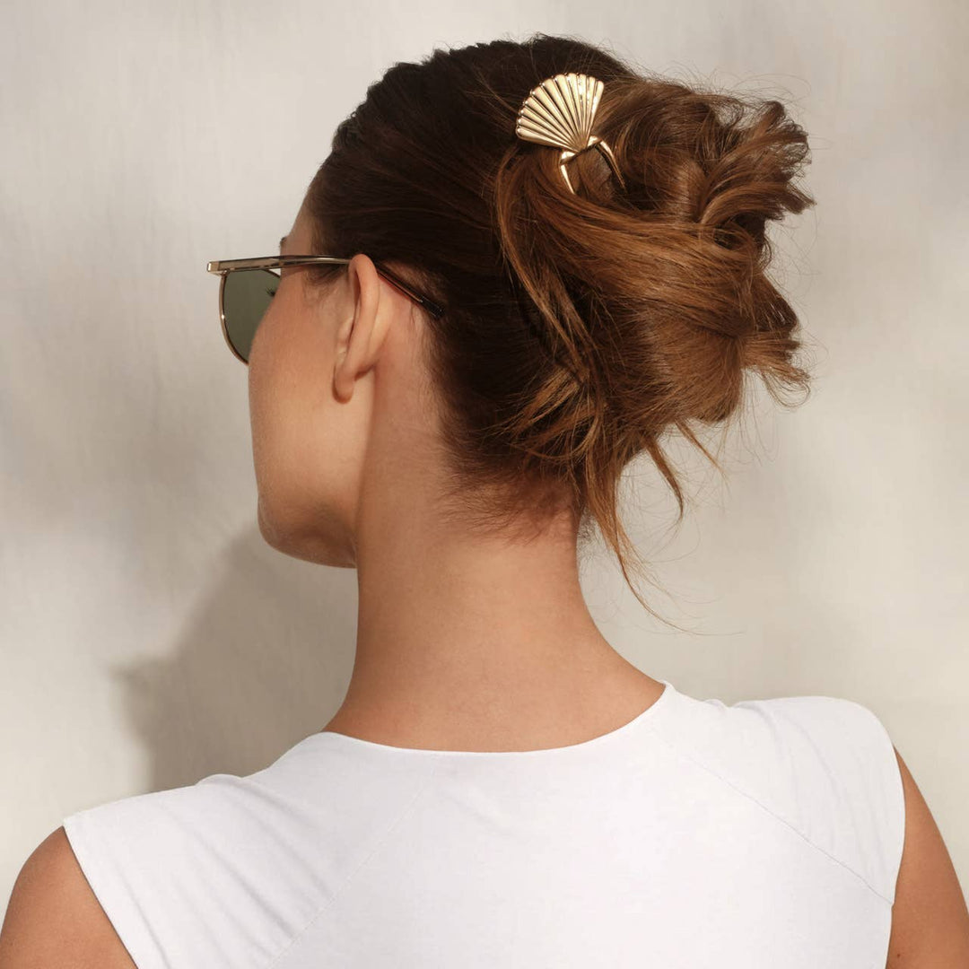 Clam Shell French Hair Pin