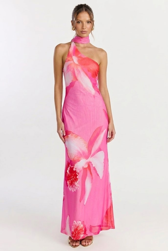 Glow Through the Palms Maxi Dress