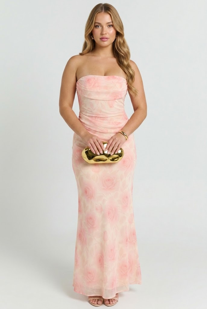 Soft Spoken Romance Maxi Dress