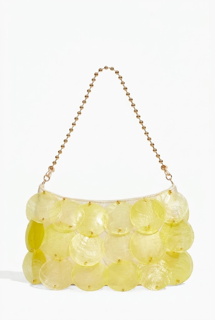Limoncello Shell Mini Bag