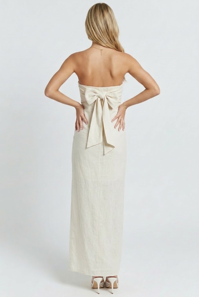 Sea Air Linen Maxi Dress