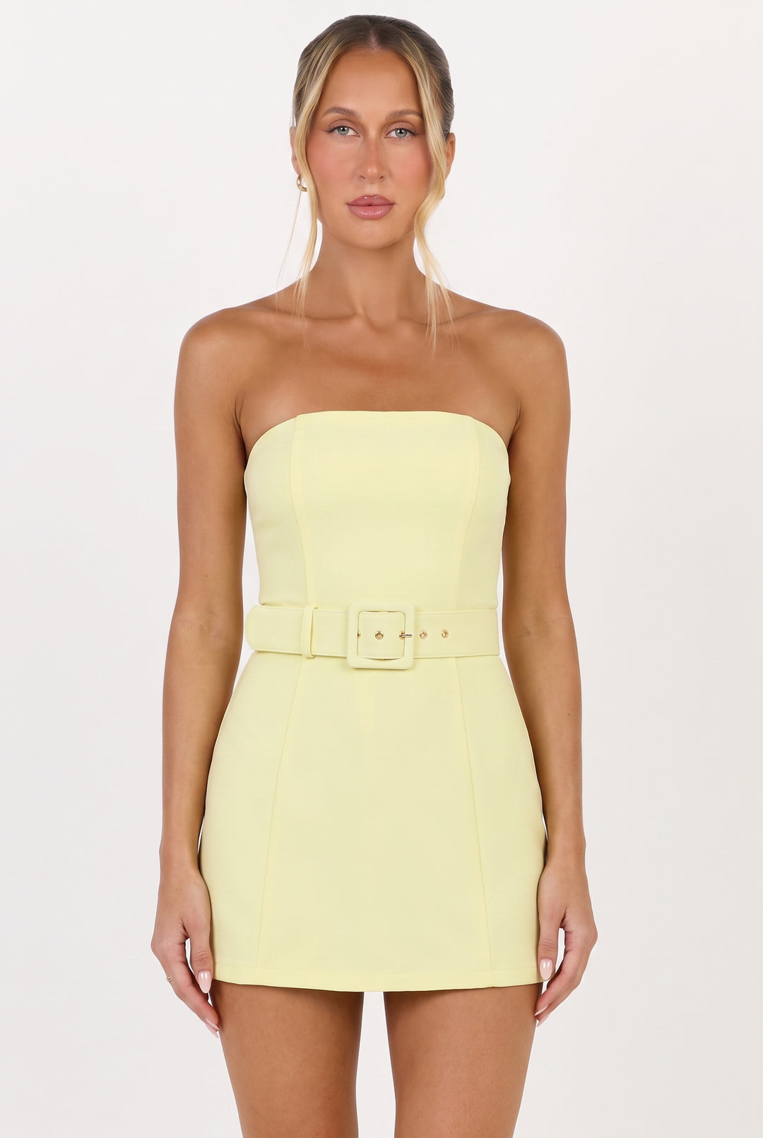 Afternoon in Naples Belt Mini Dress
