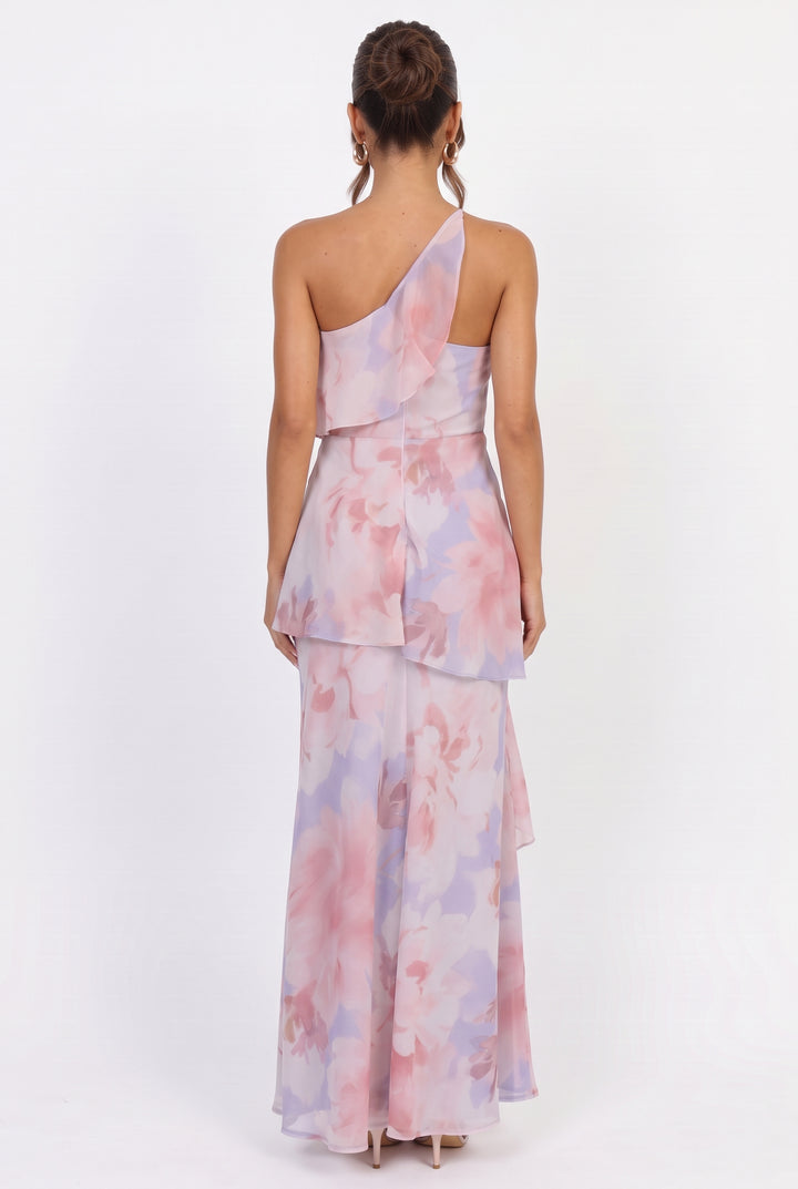 Aralia One Shoulder Maxi Dress