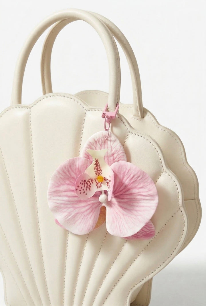 Orchid Bag Charm
