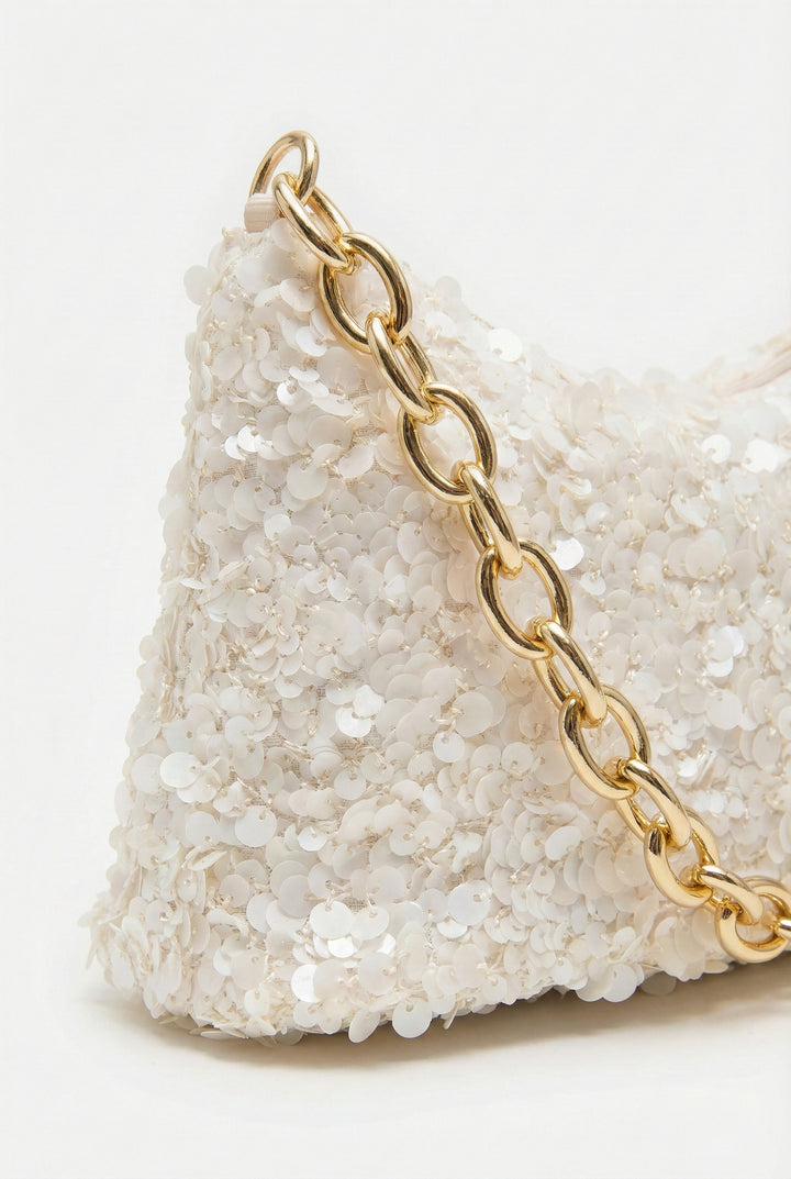 Bellini Sequin Shoulder Bag