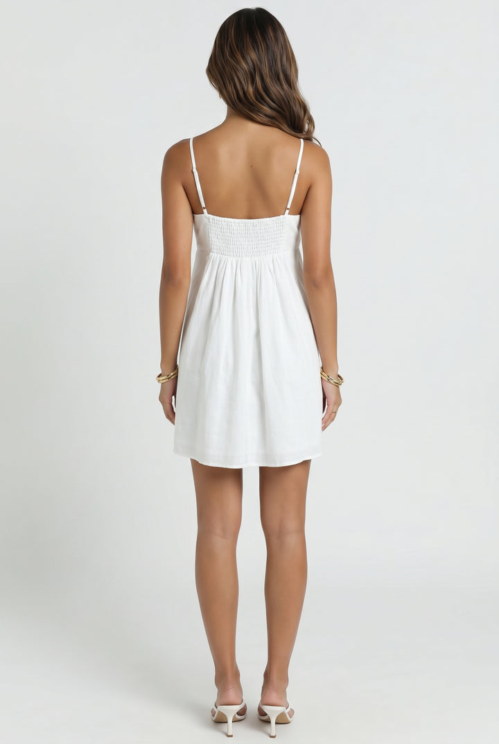 Boathouse Linen Mini Dress