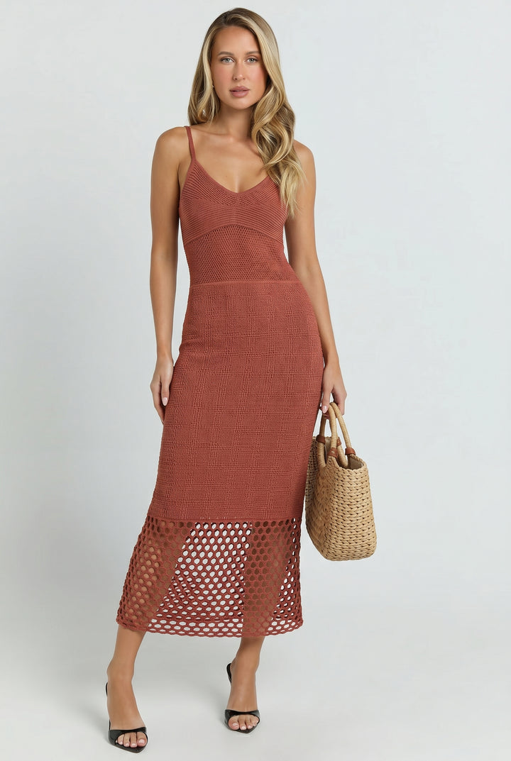Barcelona Knit Midi Dress