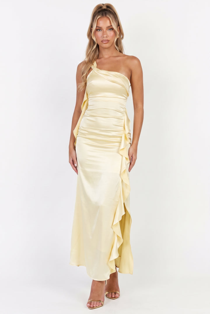 Carmel One-Shoulder Maxi Dress