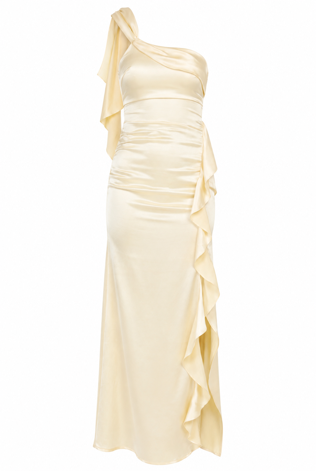 Carmel One-Shoulder Maxi Dress