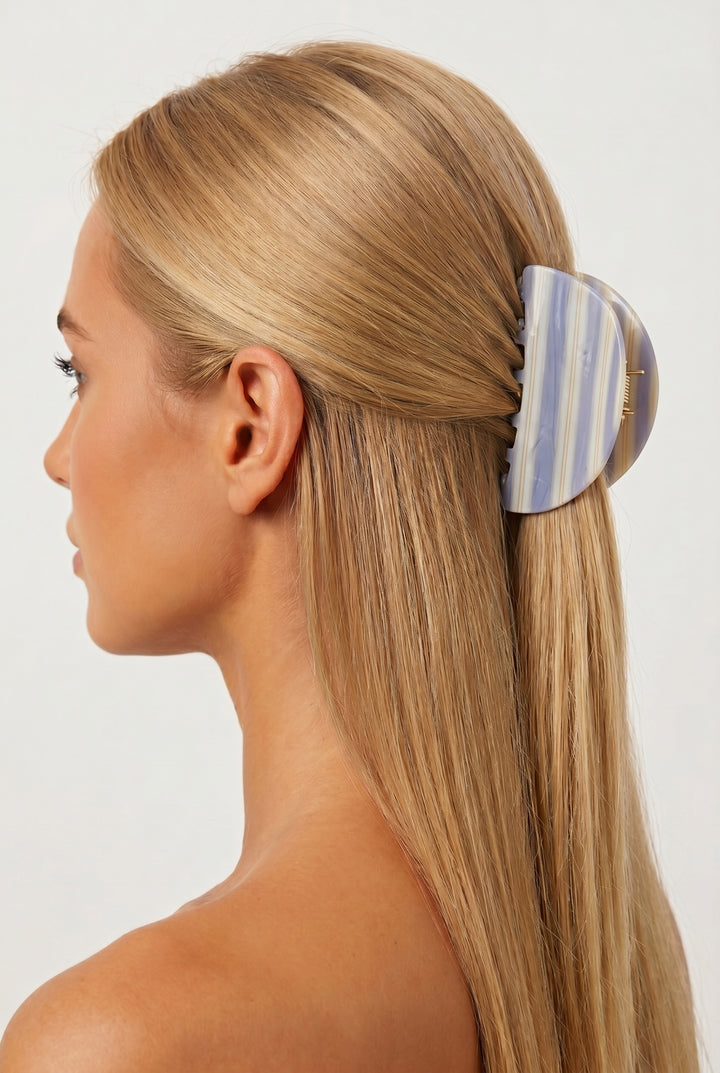 Coastal Stripe Claw Clip