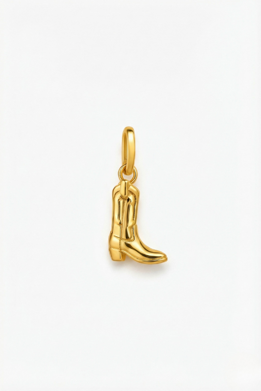Western Boot Charm