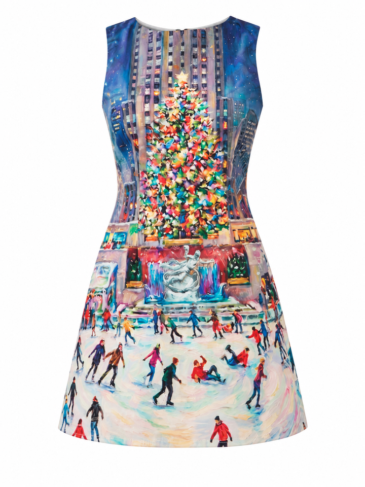 Christmas at Rockefeller Mini Dress