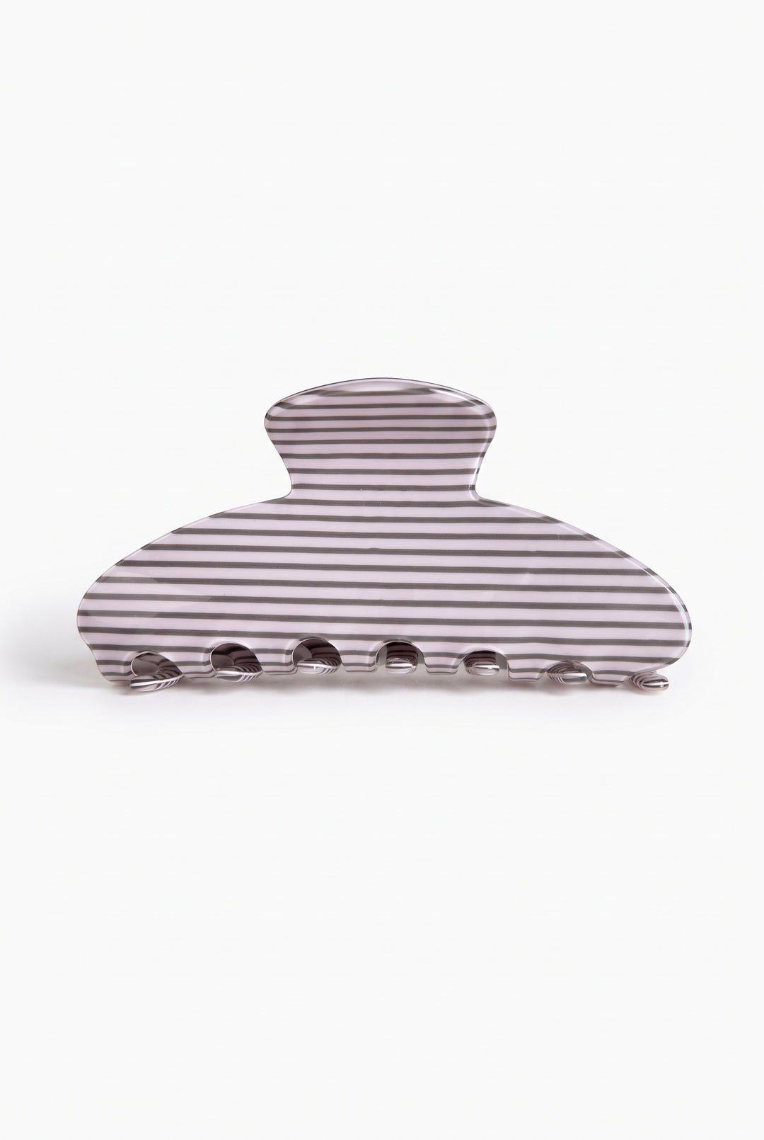 Ciao for Now Stripe Claw Clip